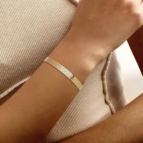 Ross-Simons 18kt Gold Over Sterling Bismark-Link Bracelet2