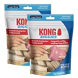 KONG - Ziggies Puppy - Teeth Cleaning Dog Treats - Puppy Recipe - Large 2 Pack