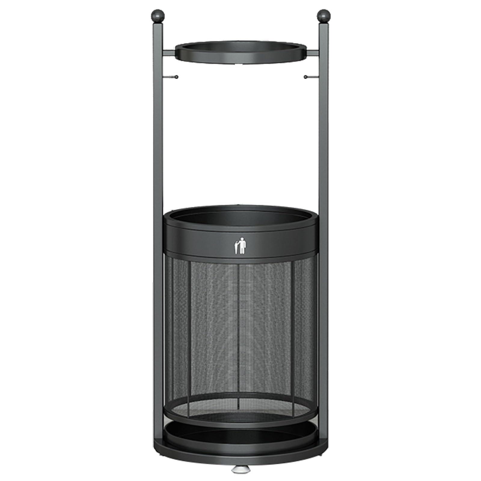 Porte-parapluies avec bac d'égouttage amovible pour éliminer l'eau sur vos sols