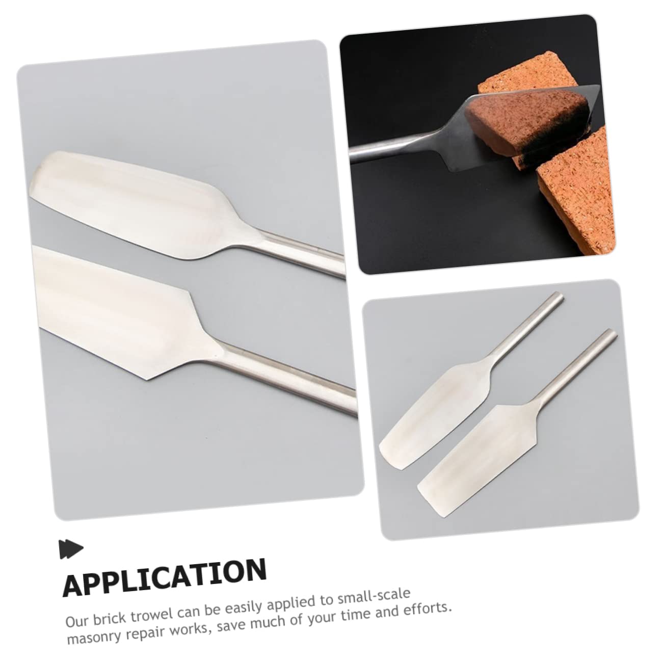 Tofficu Cortador De Ladrillos De Acero Inoxidable Herramienta Manual Para Albañilería Paleta De Construcción Para Uso