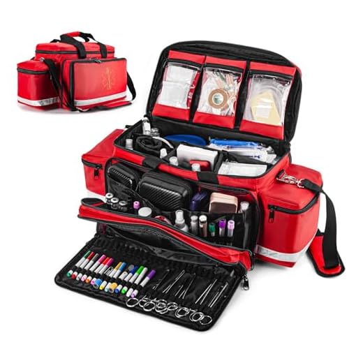 Best messenger bag for nurses PTAHON Medical First Aid Bag for Professionals