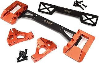 C32572RED Alloy Machined Rear Body Mount Set for Traxxas 1/8 Sledge 4WD