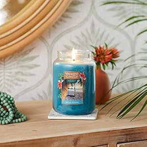 Yankee candle scented candle beach escape large jar candle burn time up to 150 hours 1630541e  urban country home decor