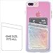 Case-Mate CM035444 - Stick On Credit Card Wallet - POCKETS - Ultra-slim Card Holder - fit - Apple – iPhone – Samsung – Galaxy - and more – Iridescent