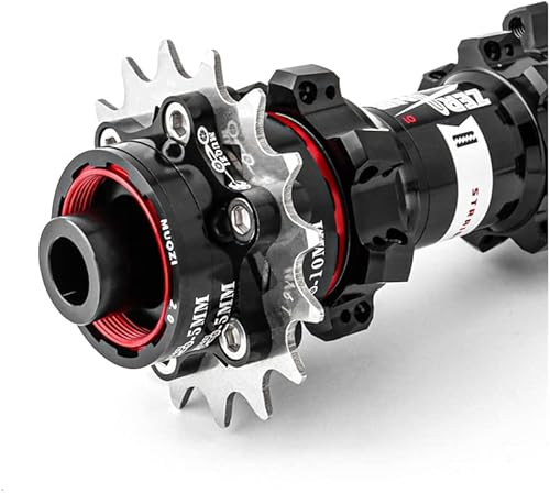 Miniatura 6 de Bibike Kit de conversión de velocidad única 13T14T15T16T17T18T20T22T Cassette y espaciadores de una sola velocidad