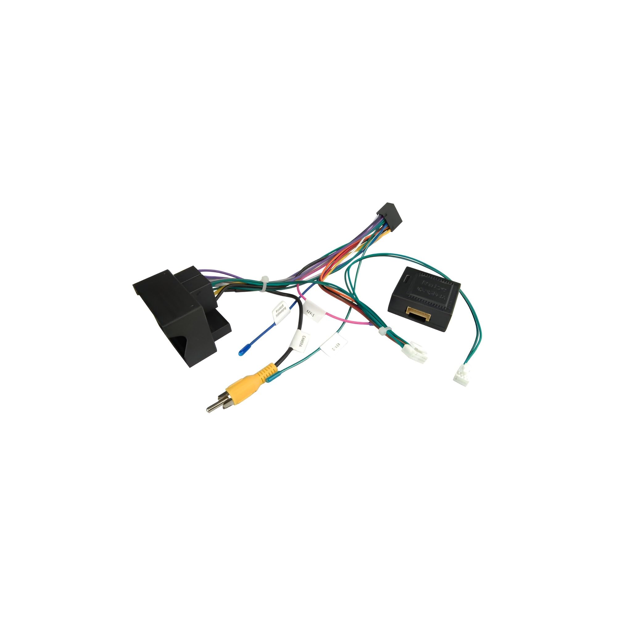 Sound Way Adaptador de interfaz CAN-BUS para reinicio de control del volante, conector ISO, compatible con Fiat, Citroën, Peugeot y Toyota.