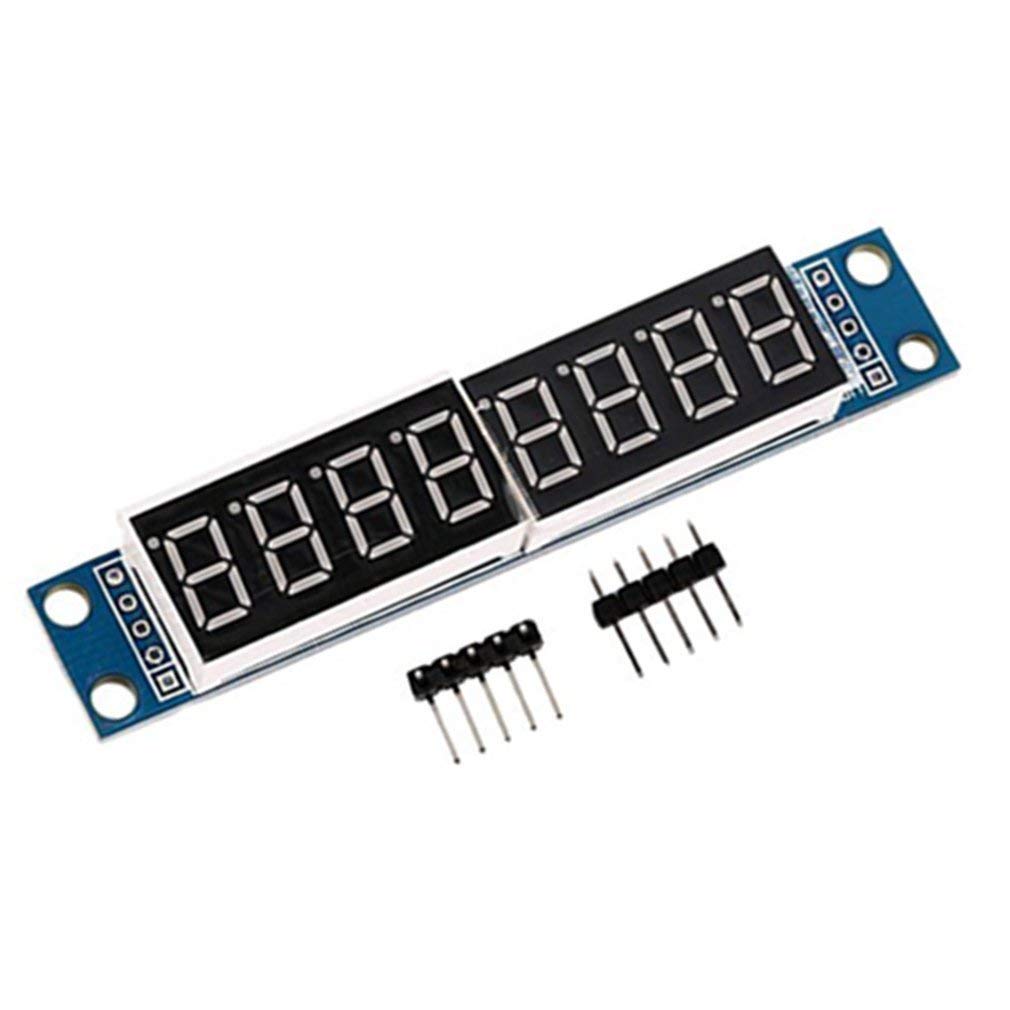 HiLetgo 2pcs 7219 8 Bits Digital Segment LED Display Tube Module 5V/3.3V for Arduino 51/AVR/STM32