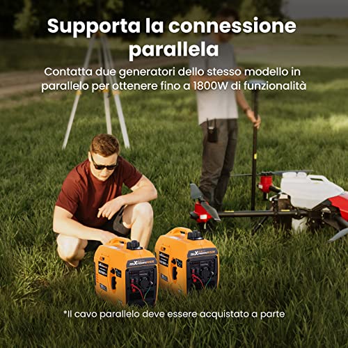 MaXpeedingrods 1200W Generatore Portatile a