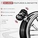 Autel TPMS Sensor MX-Sensor 2 in 1 (Press-in), Programmable TPMS Tire Pressure Sensor 315MHz+433MHz, 100% Clone-able, Same as OE-sensors (Metal Valve Set of 4)
