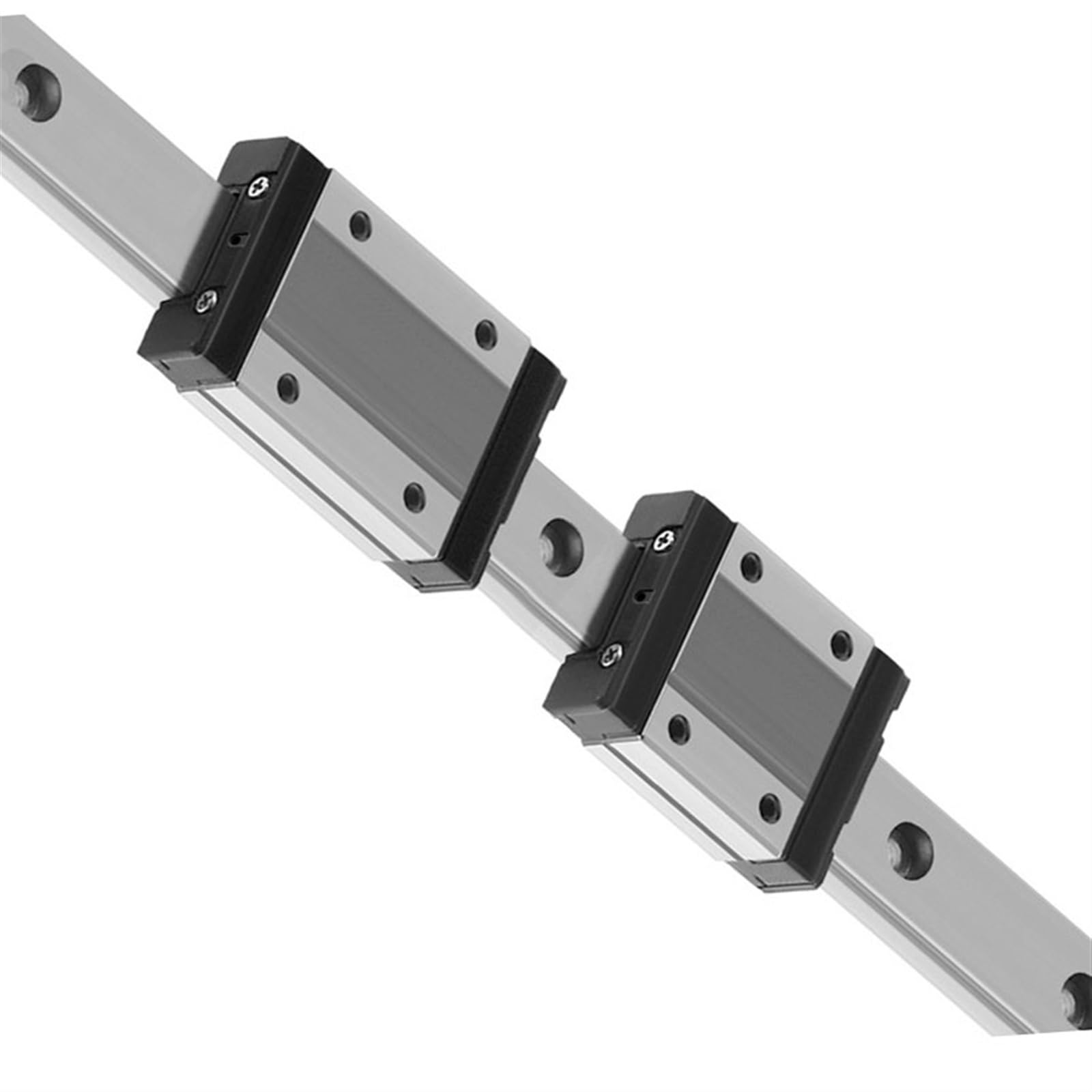 Rail linéaire CNC 1pc MGN9 guidage linéaire Miniature 150mm 300mm 350mm 400mm 450mm 500mm Rail coulissant MGN9C MGN9H chariot MGN9 Guide de Rail linéaire(MGN9C,500mm)