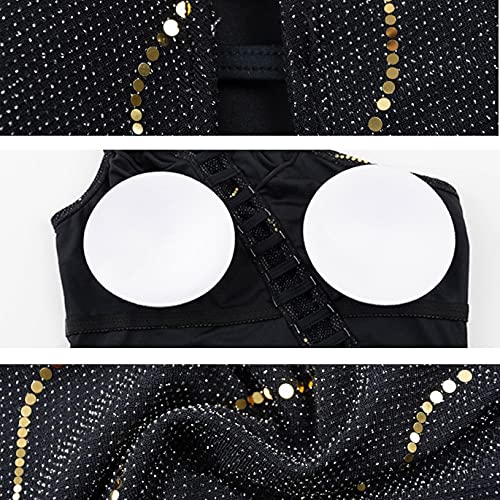 Couverture ventre mince avec ce bikini noir creux galbant - 3