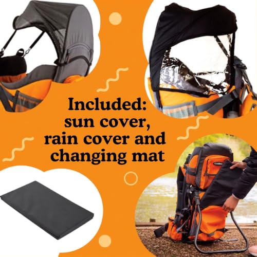 Image of Hiking Baby Carrier Backpack - Toddler & Child Carrier