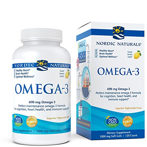 Nordic Naturals - Omega-3, Cognition, Heart Health, and Immune Support, 120 Soft Gels