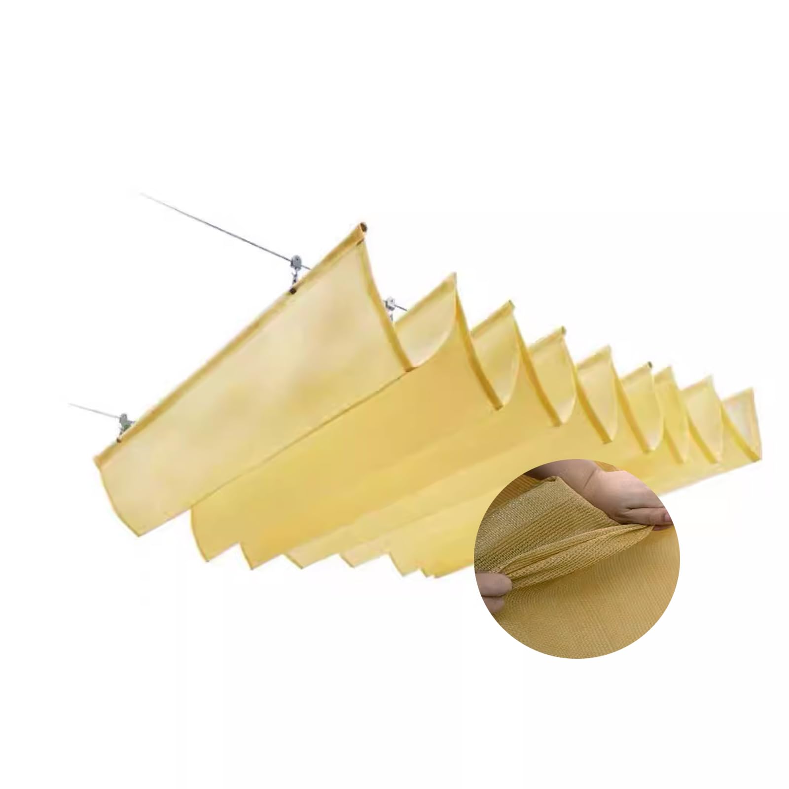 Voile d'ombrage rétractable en U pour terrasse : profitez de votre pergola à l'abri du soleil