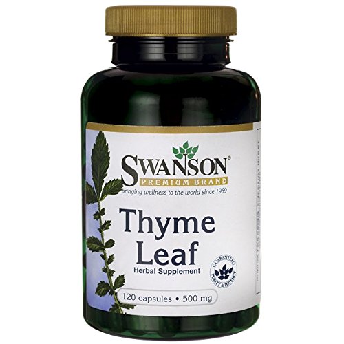 Swanson Thyme Leaf 500 Milligrams 120 Capsules