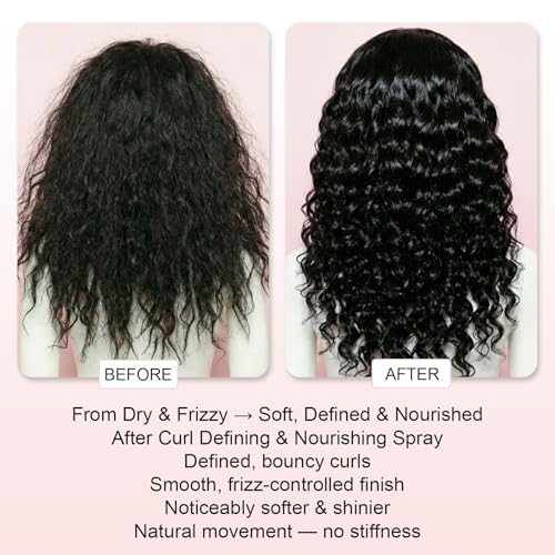 Spray para definir rizos en pelucas de cabello humano miniatura 3