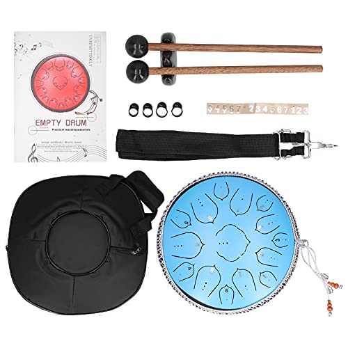 Tyenaza Handpan Steel Tongue Drum 14 pulgadas 15 notas miniatura 6