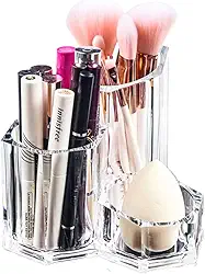 Porta Maquiagem Pincel & Batom Organizador Acrilico