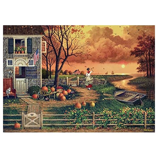 Buffalo Games - Charles Wysocki - Supper Call - 300 Large Piece Jigsaw Puzzle