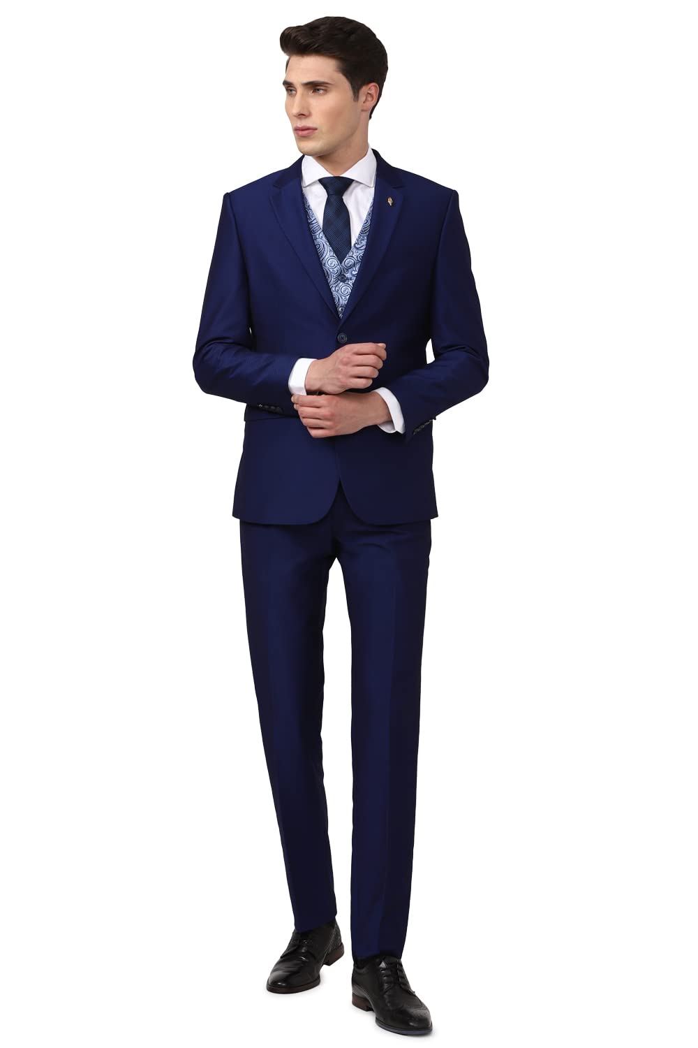 van heusen Men Polyester Blend Straight Fit Suit - Dress Set-picture-14