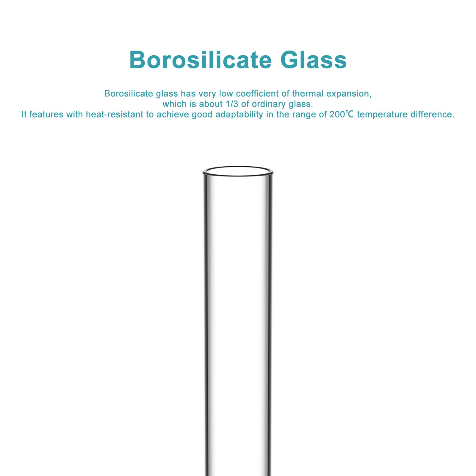Borosilicate Glass Test Tubes - Pack of 30 -3