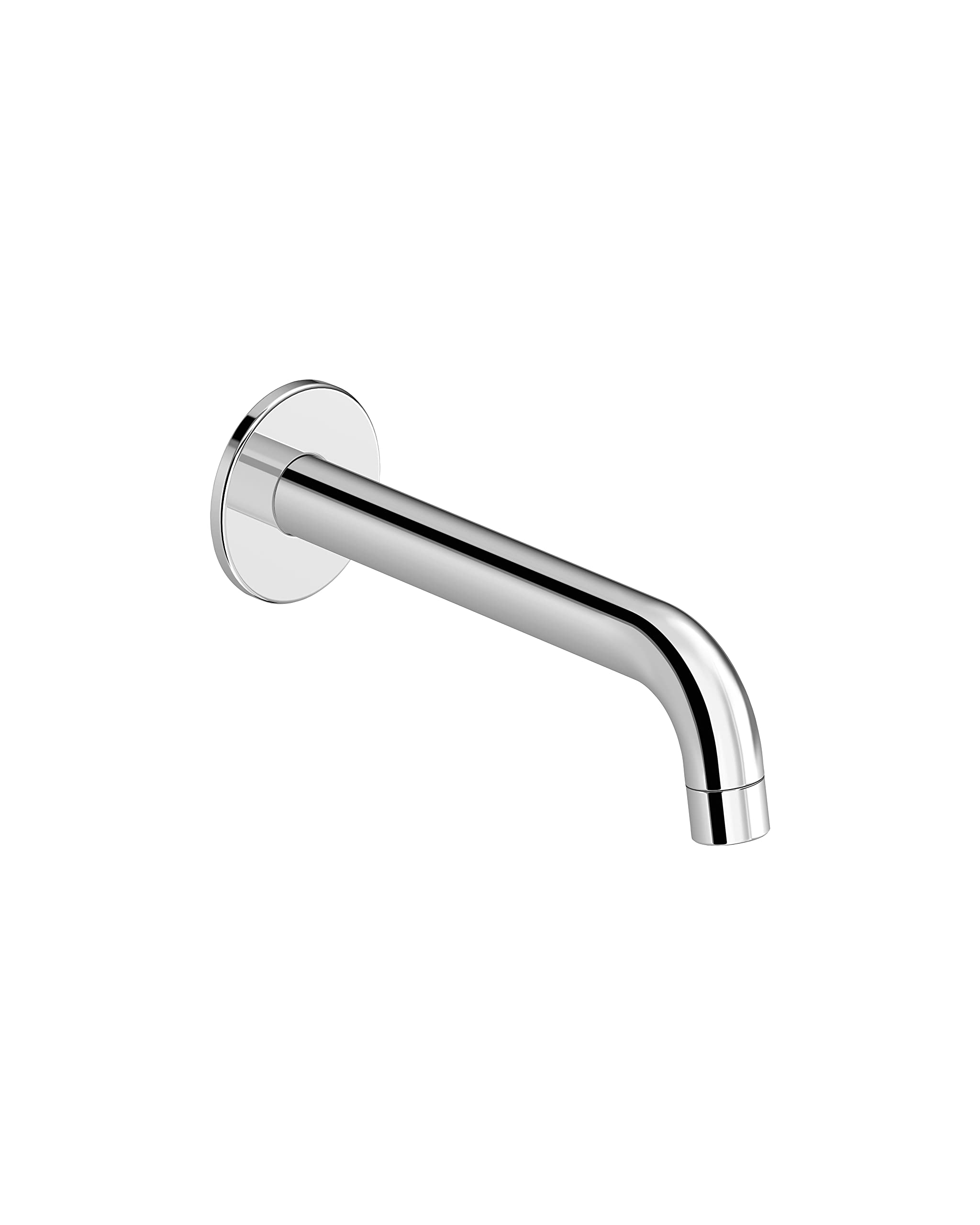 Duravit No.1 Bocca di erogazione vasca, beccuccio per vasca con rosetta tonda, rubinetto bagno, cromo