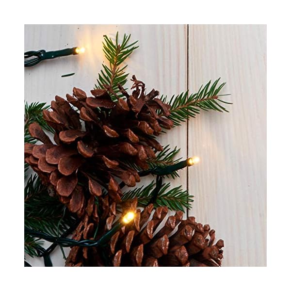 Emos LED Lichterkette Classic mit Timer-Funktion | LED Deko Länge 4m, 40 LEDs, 230V mit Stecker, Lichterkette Innen und… – Bild 10