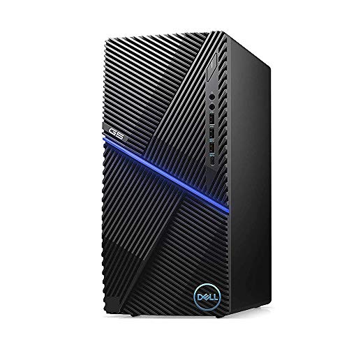 2020 Dell Flagship G5 Gaming Desktop Computer, 6-cores Intel Core i5-10400F CPU, 16GB RAM, 1TB HDD+256GB PCIe SSD, NVIDIA GTX 1660 Graphics, Keyboard and Mouse, Win 10, Black, 32GB SnowBell USB Card