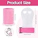 JIYIN 2 Gymnastics Grips Wristbands Sets, Pink Gymnastic Hand Grips Gymnastic Bar Palm Protection & Wrist Support Sports Accessories for Kids Youth Gymnastic Hand Grips for Workout Exercise