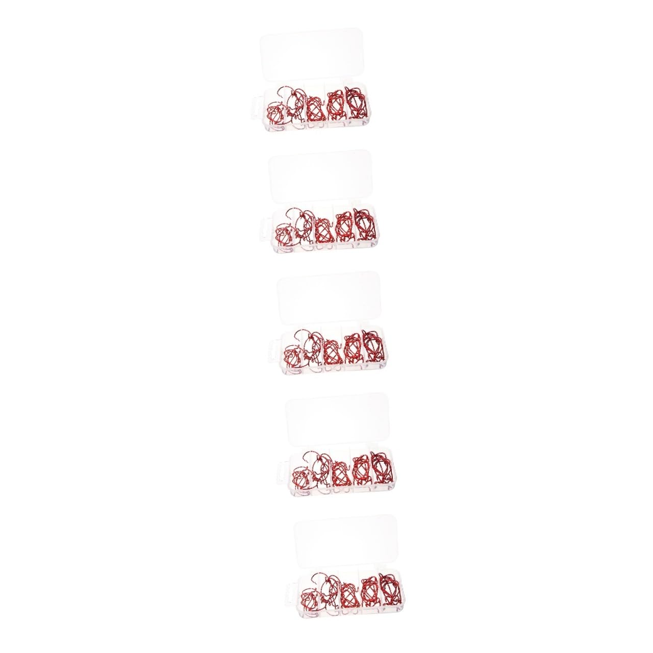 Toddmomy Ensemble d'hameçons Crochets kit d'hameçons de pêche Carpe pour Accessoires de pêche hameçons matériel de pêche hameçons de pêche triples hameçons triples Plastique
