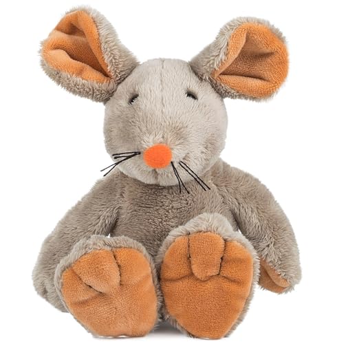 Plüsch Maus „Eddi“ – Schaffer 4751 - Kuscheltier Maus - weich & flauschig - Stofftier für Babys & Kinder ab 0 Jahren – Waschbar - Größe S - 22 cm - grau