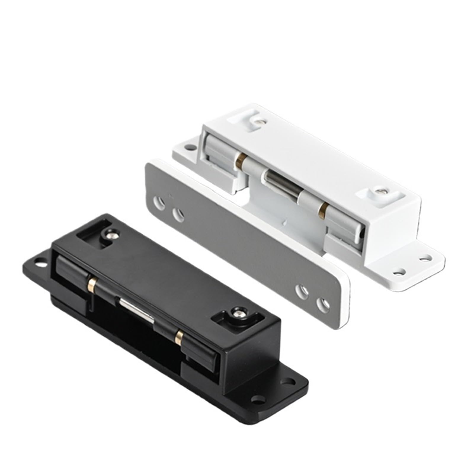 1PCS Zinc Alloy Hidden Furniture Hinges for Door(Black)