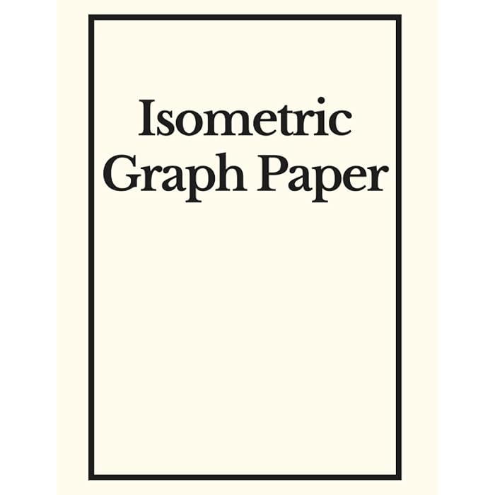 Buy Isometric Graph Paper 1/4 Inch Equilateral Triangle & 3D Design Grid Paper & Isometric