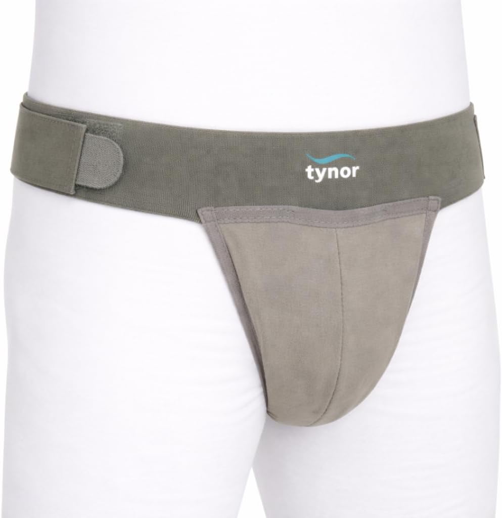 TYNOR Scrotal Support, Grey, Small, 1 Unit