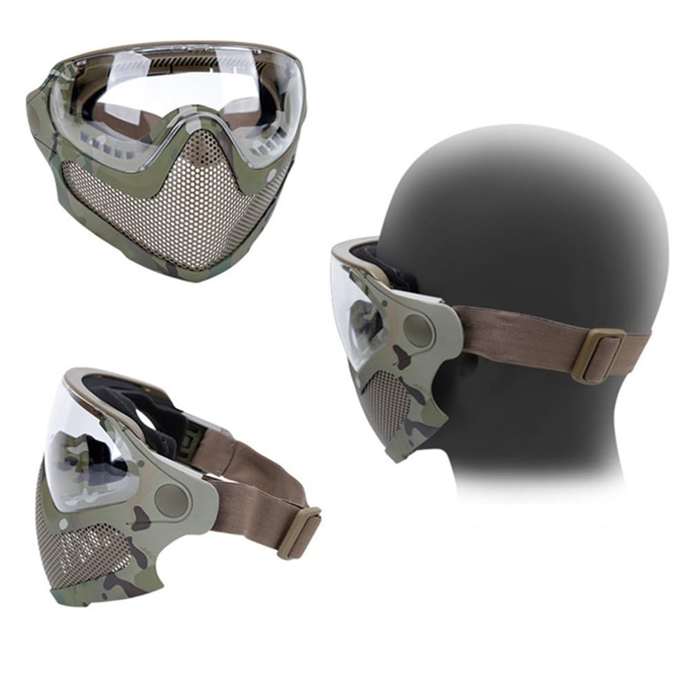 Masque De Paintball Brass Eagle Xtreme Vision 280 - Noir, Taille M, Avec Visière