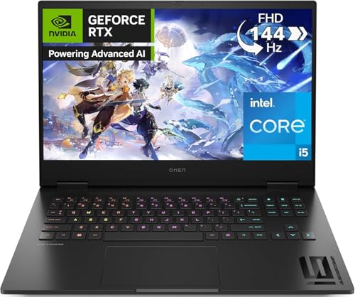 HP OMEN, Notebook con Scheda Grafica Integrata, INTEL Core i5, RTX 4050 6GB, 16'