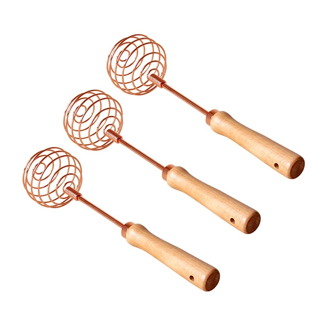 Fouet de cuisine Ensemble de fouet à ressort en acier inoxydable de 2/3, fil d'acier fouet fouettez le fil de ballon de ballon pour la cuisson mélange de cuisson, mélangeur manuel Fouets pour la cuisi