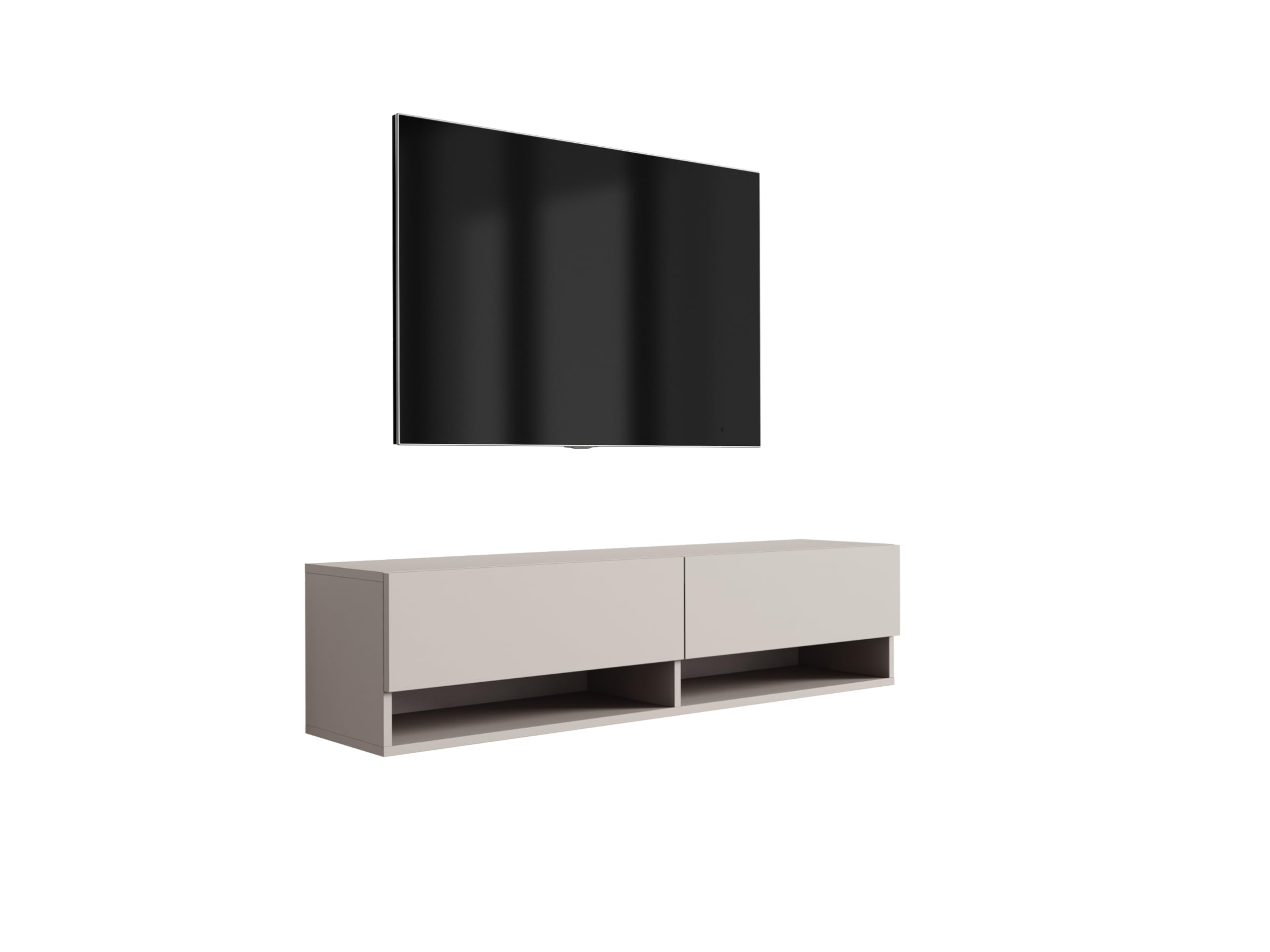 3E 3xE living.com Mobile TV 140 cm Cachemire, 140 × 32 × 34 cm