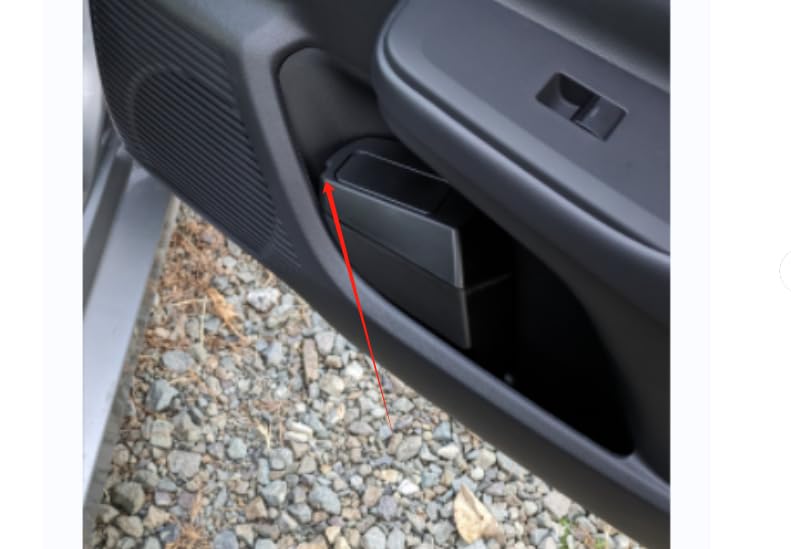 Image of (2PCS) Prius 2026 Trash Can Trash Bin for Door 2026 Prius XSE Car Door Trashcan Trash Holder for 2023-2026 Toyota Prius Accessories (LE /XLE Premium /Limited /Prime SE /XSE Premium) Driver Passenger Side
