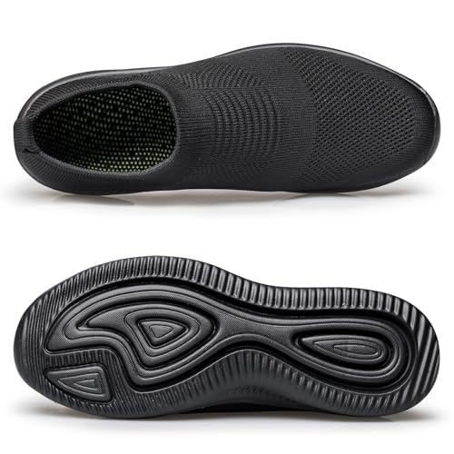 Image of vibdiv Men's Slip-On Walking Shoes Casual Sneakers Lightweight Breathable for Everyday Wear