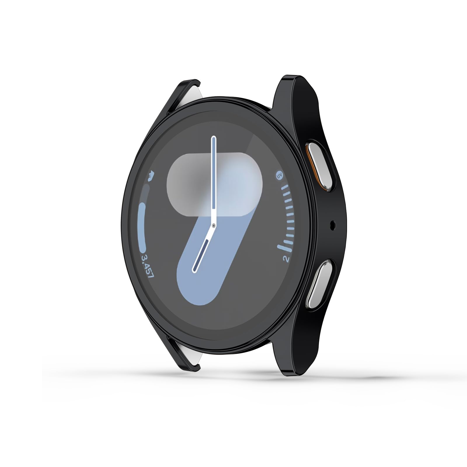Meliya TPU Case Cover with Attached Screen Protector for Samsung Galaxy Watch 7 44mm, Soft Clear Screen Protector Cases, Full Guard Cover, Anti-Scratch and Shockproof Cover for Galaxy Watch 7 (Black) (B0DG2WZSS7) Amazon Price History, Amazon Price Tracker