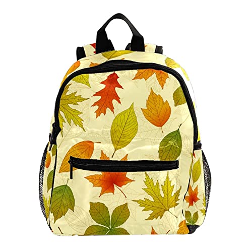 Sac à dos pour enfants 30,5 cm à motif feuilles d'automne pour garçons et filles