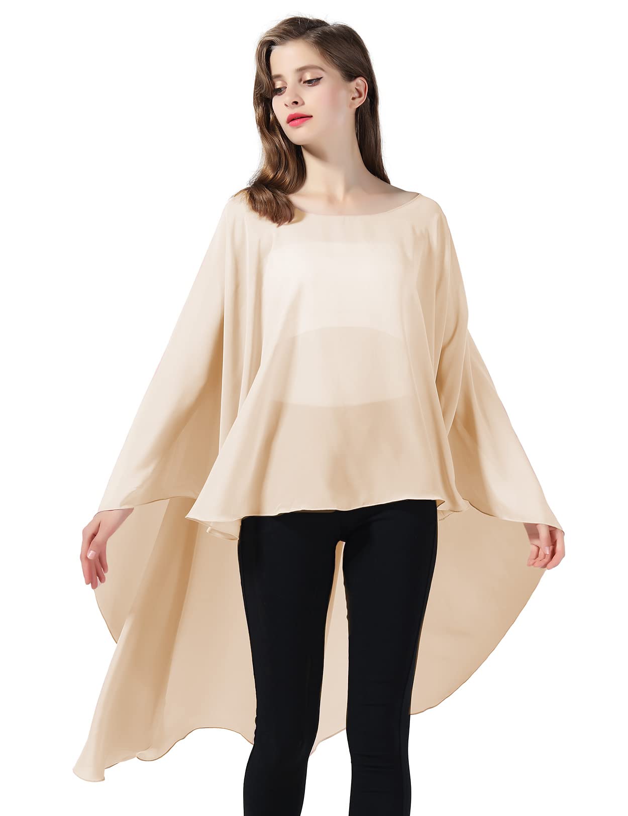 BEAUTELICATE Chal de Novia Fiesta Gasa Mujer Vintage Mantón Ligero Primavera Verano Bodas Elegante Estola Cerimonia Evento Formal Graduación Cosplay Elf