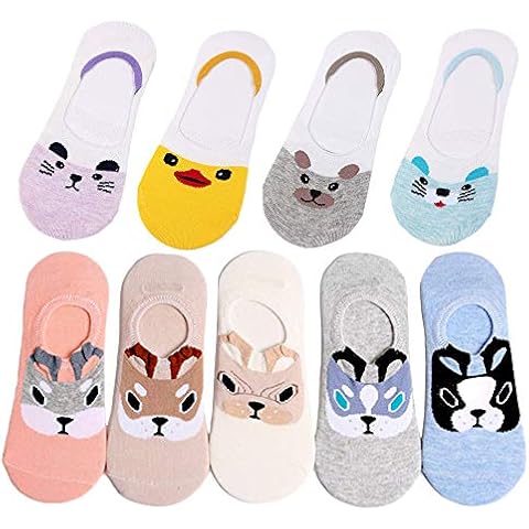 whatUneed Calcetines de tobillo para mujer (9 pares) Cover