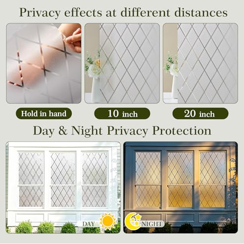 Película de Vidrio Frosted Privacy 17.5 x 78.7 Pulg miniatura 6