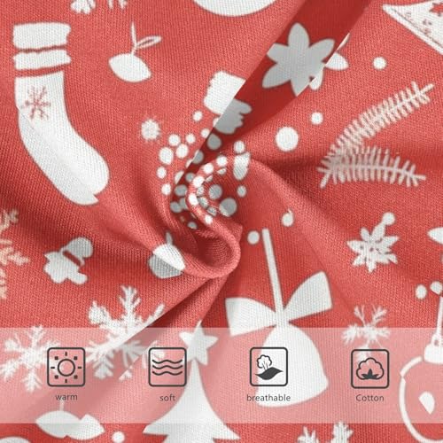 Girls' Hipster Panties Comfort Underwear for Toddlers Red Christmas Elements3