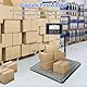 UNIWEIGH Paketwaage 200kg 440lbs,Digitale Postwaage,Starke Stahlplattform,Versandwaage mit LCD/Hold/Tara/Auto-Off Funktion,Waage für Gepäck/Lager,Batterie&USB Betrieben,Grau