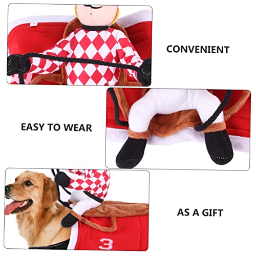 Disfraz de algodón para perro Garneck rojo XL miniatura 3