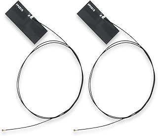 60cm/2ft 2pcs MHF4 IPEX WLAN Network Adapter PC Antenna for NGFF Intel 7260 8260 8265 9265 9260 9560 AX210 AX200NGW AX Killer M.2 IPEX4 Module Card