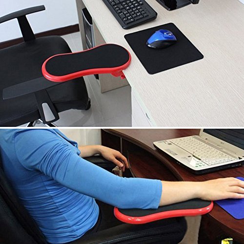 Image of Almand Arm Wrist Rest Support Armrest Desk Extender-PC Computer Laptop Desk Extender Table Pad Support Health Care Hand Support Adjustable Attachable Home Office Comfortable Use (1 pcs)